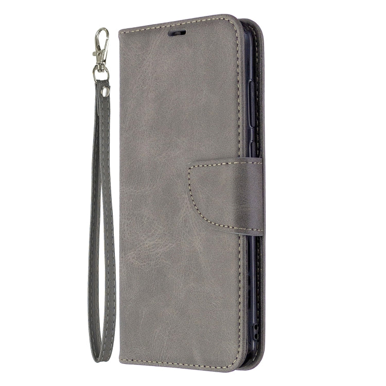 For Galaxy A11 Retro Lambskin Texture Pure Color Horizontal Flip PU Leather Case with Holder & Card Slots & Wallet & Lanyard