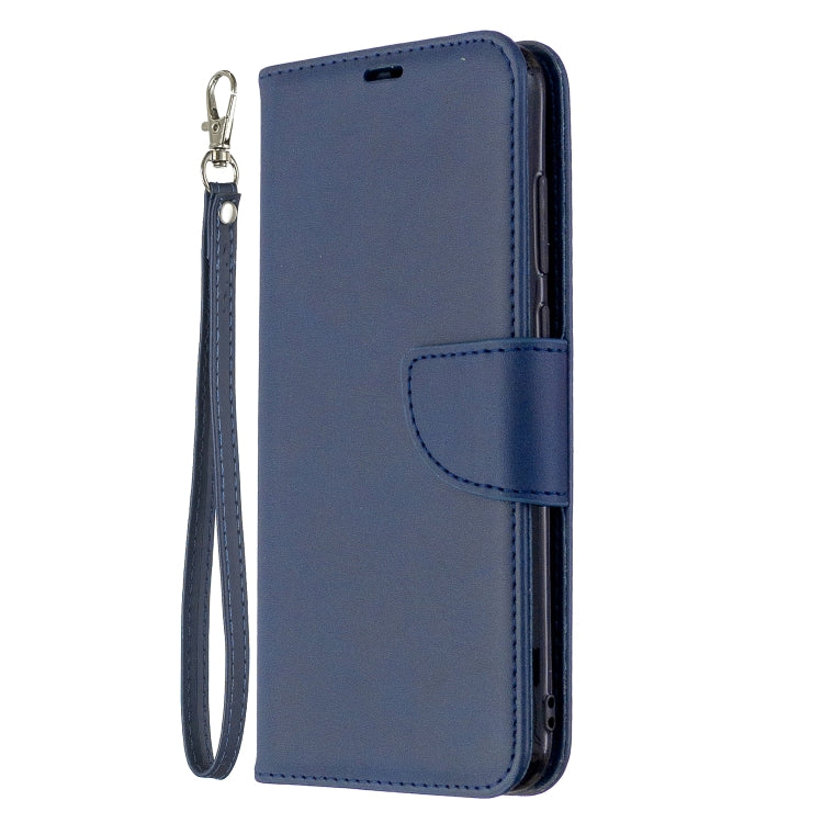 For Galaxy A11 Retro Lambskin Texture Pure Color Horizontal Flip PU Leather Case with Holder & Card Slots & Wallet & Lanyard