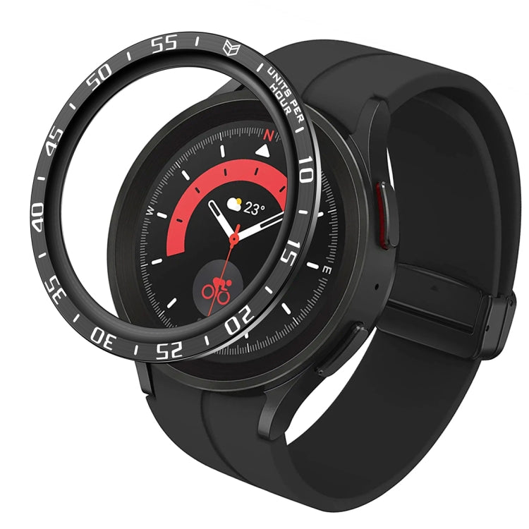 For Samsung Galaxy Watch5 Pro 45mm A Style Dial Steel Protective Frame