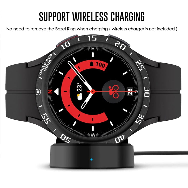 For Samsung Galaxy Watch5 Pro 45mm A Style Dial Steel Protective Frame