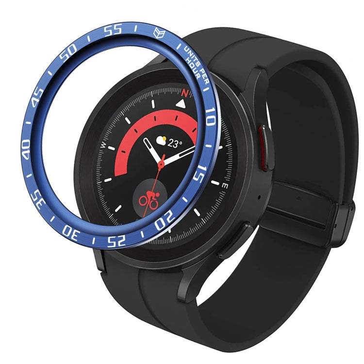 For Samsung Galaxy Watch5 Pro 45mm A Style Dial Steel Protective Frame