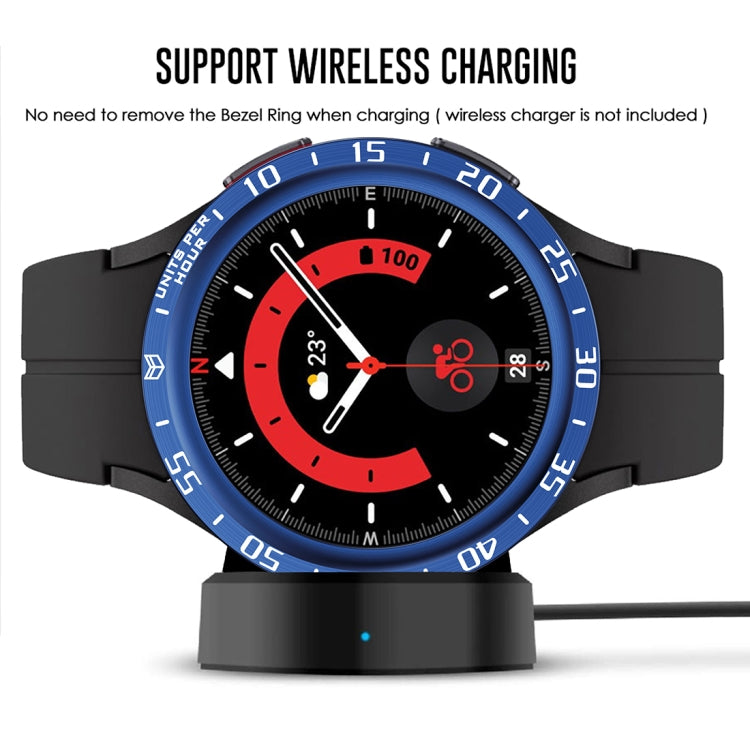 For Samsung Galaxy Watch5 Pro 45mm A Style Dial Steel Protective Frame