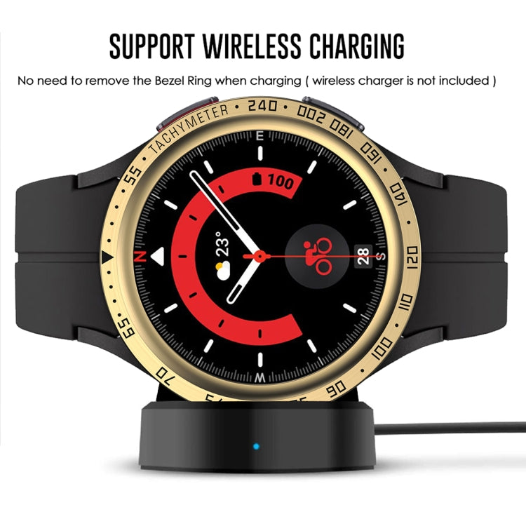 For Samsung Galaxy Watch5 Pro 45mm E Style Dial Steel Protective Frame