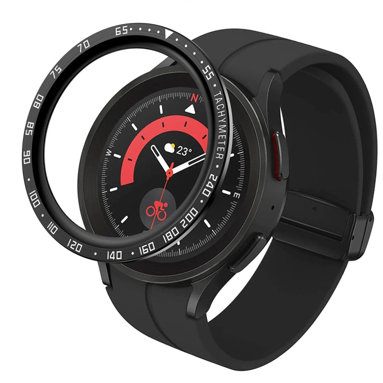 For Samsung Galaxy Watch5 Pro 45mm E Style Dial Steel Protective Frame