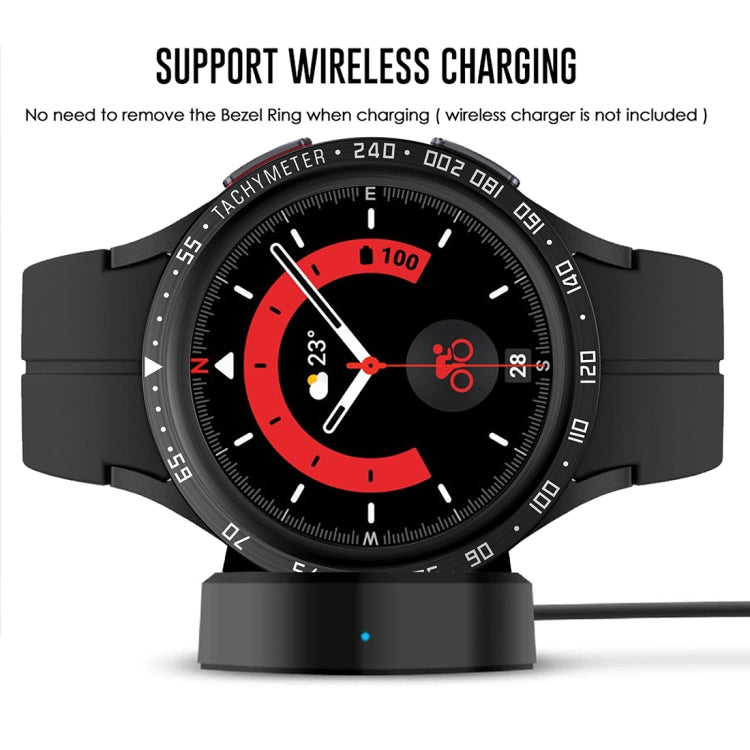 For Samsung Galaxy Watch5 Pro 45mm E Style Dial Steel Protective Frame