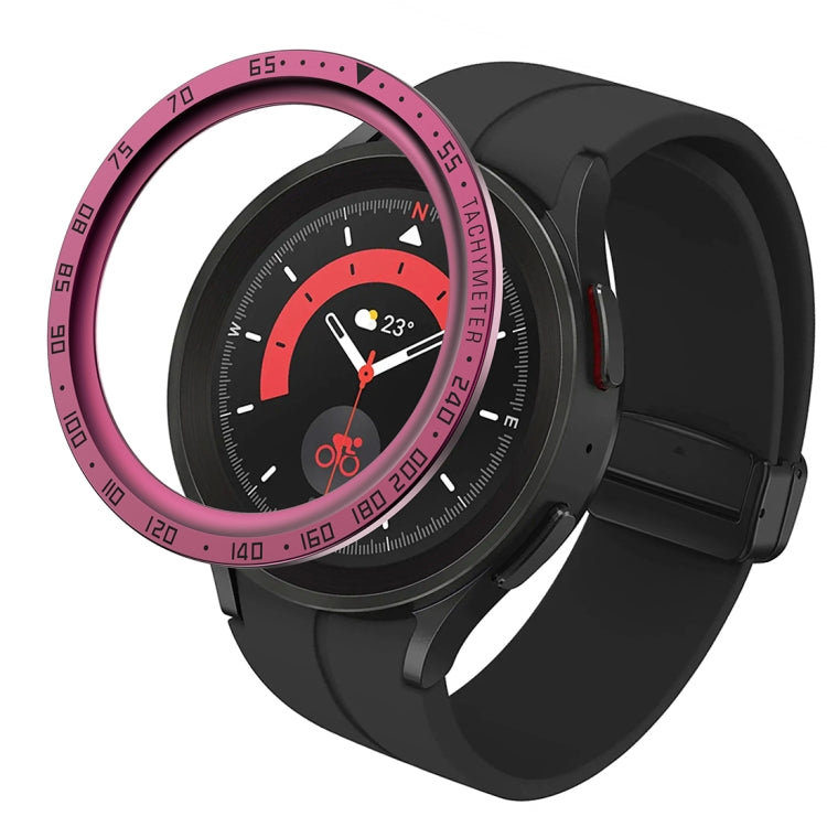 For Samsung Galaxy Watch5 Pro 45mm E Style Dial Steel Protective Frame