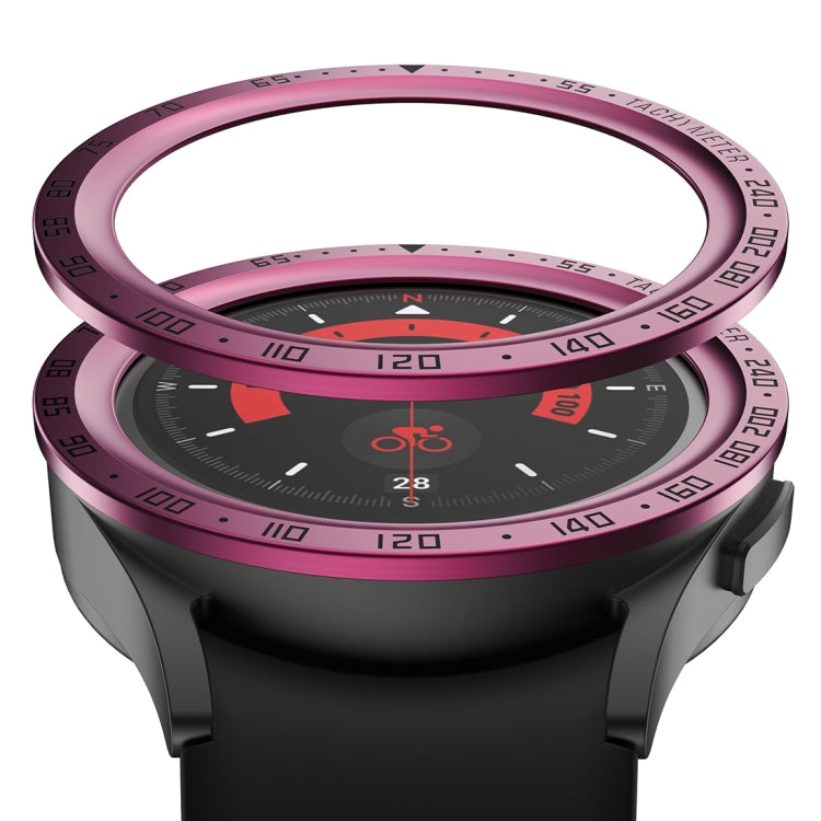 For Samsung Galaxy Watch5 Pro 45mm E Style Dial Steel Protective Frame