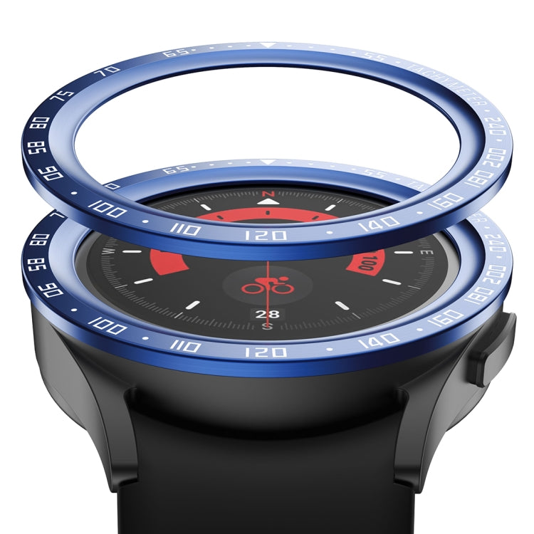 For Samsung Galaxy Watch5 Pro 45mm E Style Dial Steel Protective Frame
