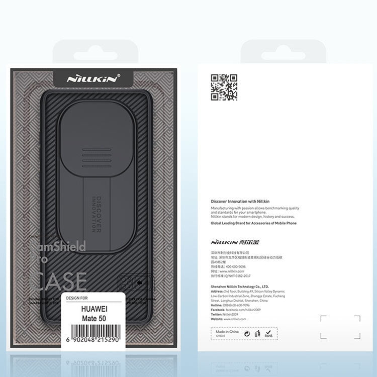 For Huawei Mate 50 NILLKIN CamShield Pro PC Phone Case