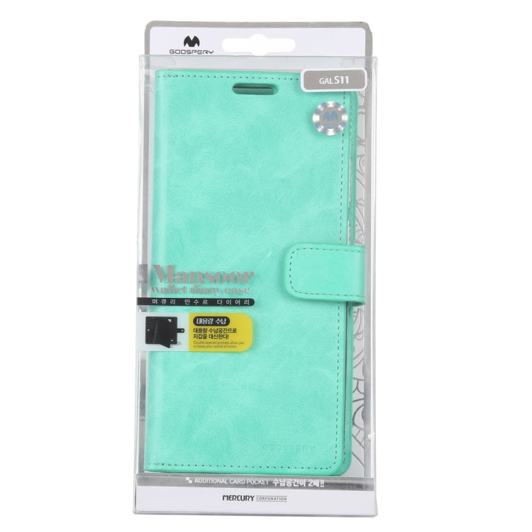 For Galaxy S20 Plus GOOSPERY Mansoor Series Crazy Horse Texture Horizontal Flip Leather Case With Bracket & Card Slot & Wallet