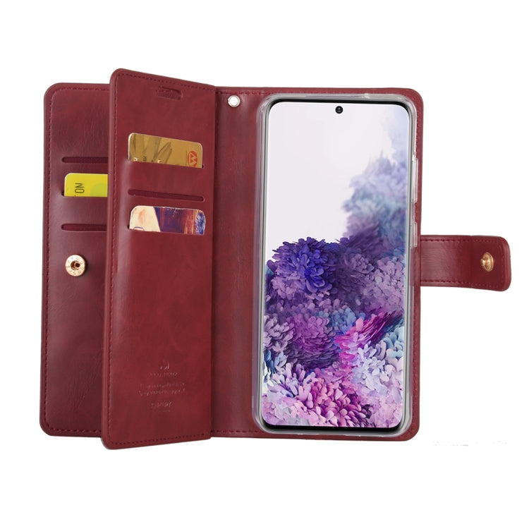 For Galaxy S20 Plus GOOSPERY Mansoor Series Crazy Horse Texture Horizontal Flip Leather Case With Bracket & Card Slot & Wallet
