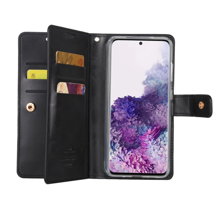 For Galaxy S20 Plus GOOSPERY Mansoor Series Crazy Horse Texture Horizontal Flip Leather Case With Bracket & Card Slot & Wallet