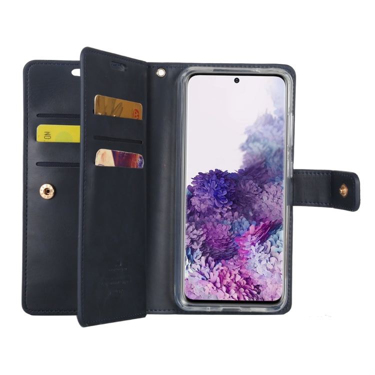 For Galaxy S20 Plus GOOSPERY Mansoor Series Crazy Horse Texture Horizontal Flip Leather Case With Bracket & Card Slot & Wallet