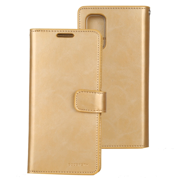 For Galaxy S20 Plus GOOSPERY Mansoor Series Crazy Horse Texture Horizontal Flip Leather Case With Bracket & Card Slot & Wallet