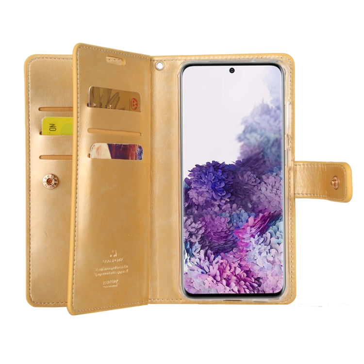 For Galaxy S20 Plus GOOSPERY Mansoor Series Crazy Horse Texture Horizontal Flip Leather Case With Bracket & Card Slot & Wallet