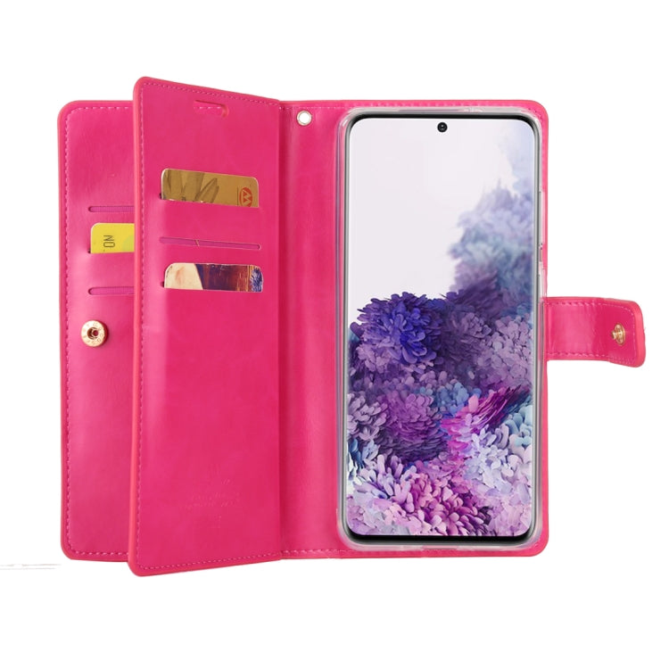 For Galaxy S20 Plus GOOSPERY Mansoor Series Crazy Horse Texture Horizontal Flip Leather Case With Bracket & Card Slot & Wallet