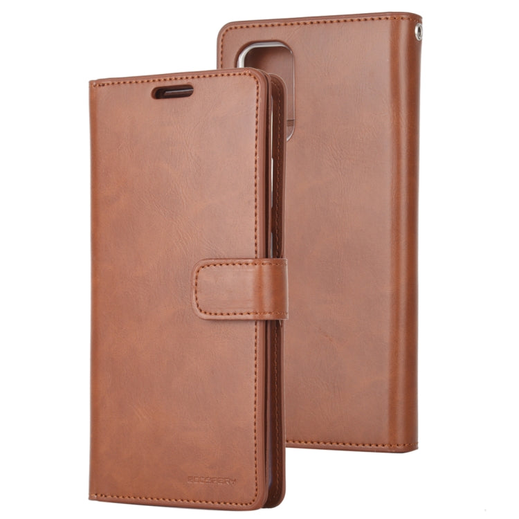 For Galaxy S20 Plus GOOSPERY Mansoor Series Crazy Horse Texture Horizontal Flip Leather Case With Bracket & Card Slot & Wallet