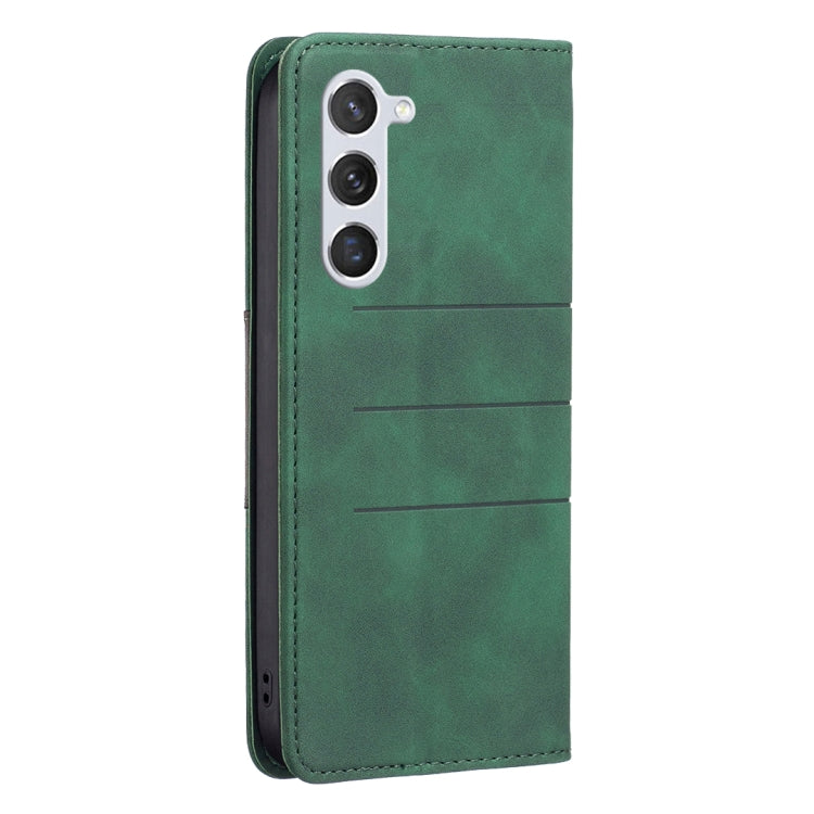 For Samsung Galaxy S23 5G BF10 Color Block Magnetic Flip Leather Phone Case