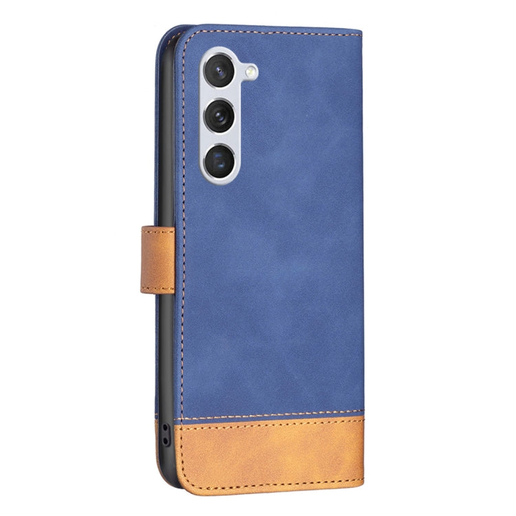 For Samsung Galaxy S23 5G BF11 Color Matching Skin Feel Leather Phone Case