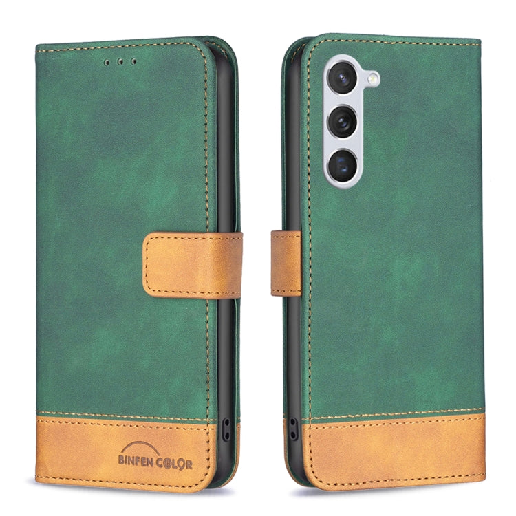For Samsung Galaxy S23 5G BF11 Color Matching Skin Feel Leather Phone Case
