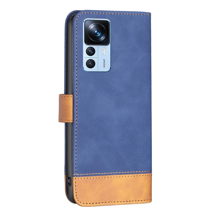 For Xiaomi 12T / 12T Pro / Redmi K50 Ultra BF11 Color Matching Skin Feel Leather Phone Case