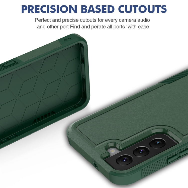 For Samsung Galaxy S22 5G 2 in 1 PC + TPU Phone Case