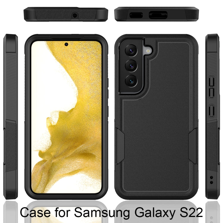 For Samsung Galaxy S22 5G 2 in 1 PC + TPU Phone Case
