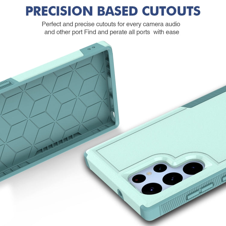 For Samsung Galaxy S22 Ultra 5G 2 in 1 PC + TPU Phone Case