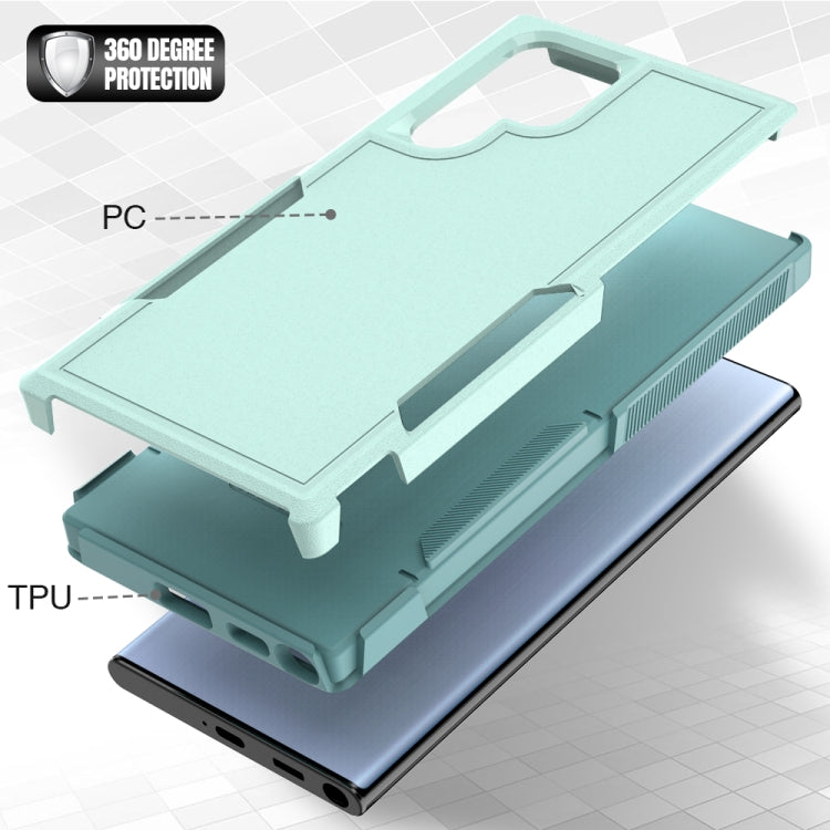 For Samsung Galaxy S22 Ultra 5G 2 in 1 PC + TPU Phone Case