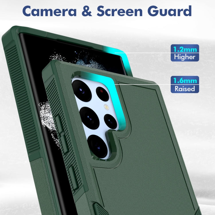 For Samsung Galaxy S22 Ultra 5G 2 in 1 PC + TPU Phone Case