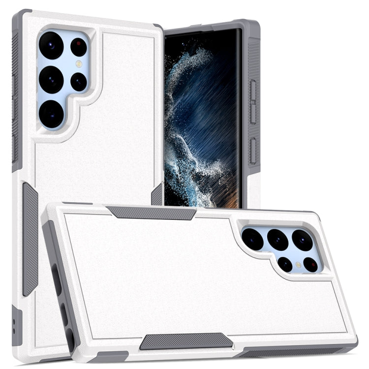 For Samsung Galaxy S22 Ultra 5G 2 in 1 PC + TPU Phone Case