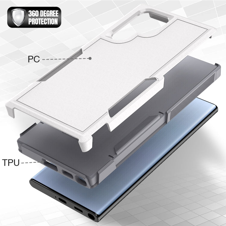 For Samsung Galaxy S22 Ultra 5G 2 in 1 PC + TPU Phone Case