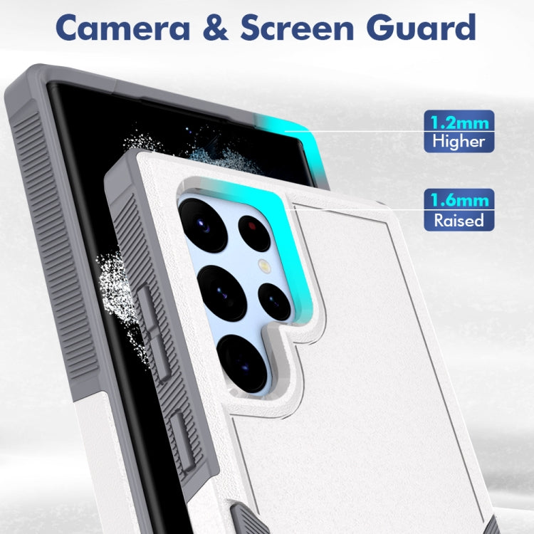 For Samsung Galaxy S22 Ultra 5G 2 in 1 PC + TPU Phone Case