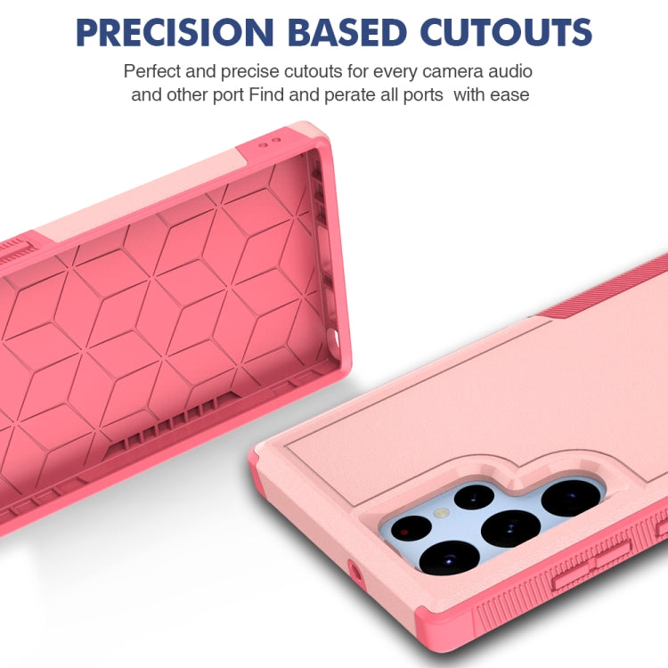 For Samsung Galaxy S22 Ultra 5G 2 in 1 PC + TPU Phone Case
