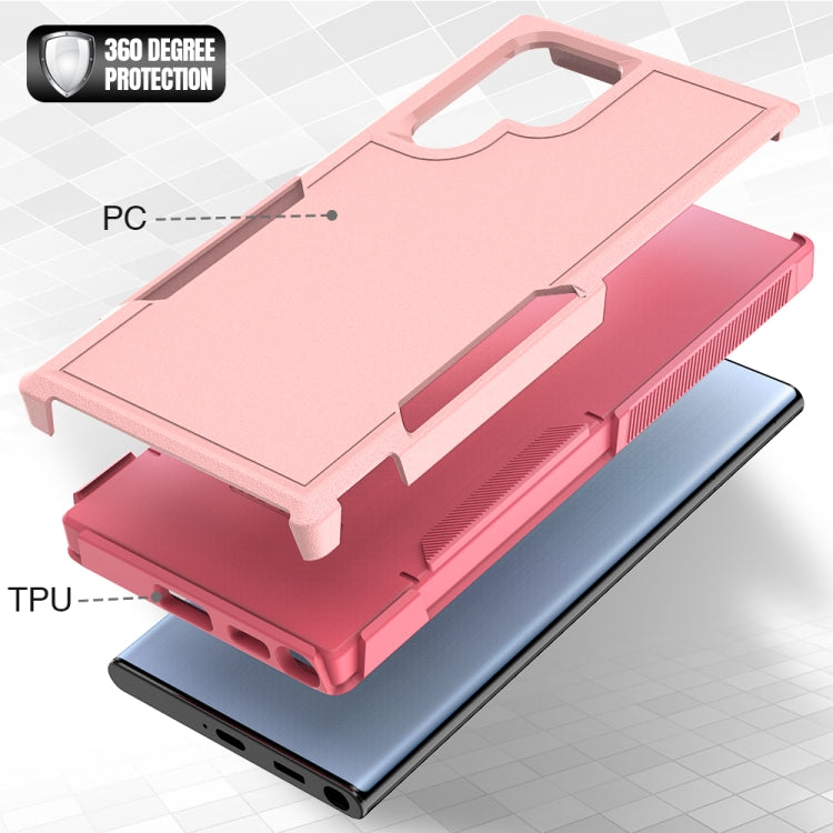 For Samsung Galaxy S22 Ultra 5G 2 in 1 PC + TPU Phone Case