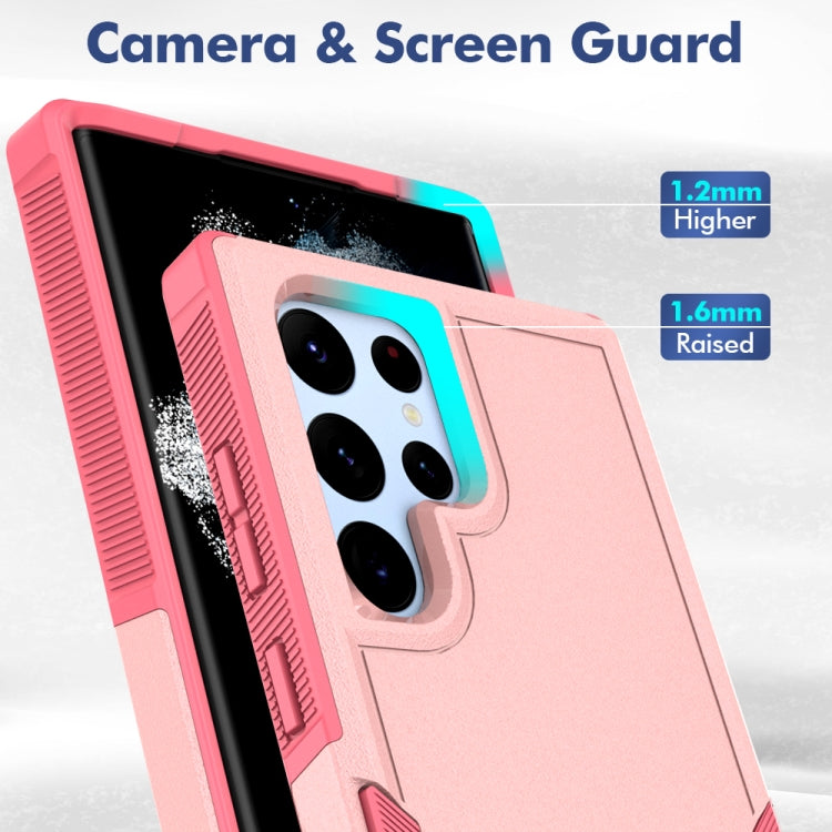 For Samsung Galaxy S22 Ultra 5G 2 in 1 PC + TPU Phone Case