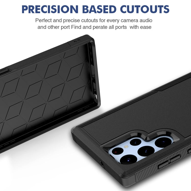 For Samsung Galaxy S22 Ultra 5G 2 in 1 PC + TPU Phone Case