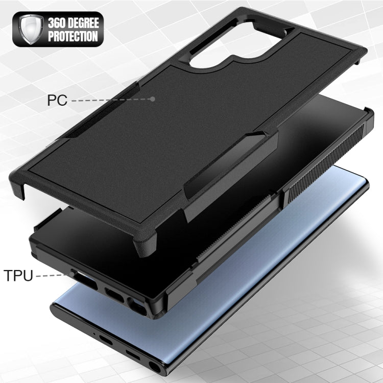 For Samsung Galaxy S22 Ultra 5G 2 in 1 PC + TPU Phone Case