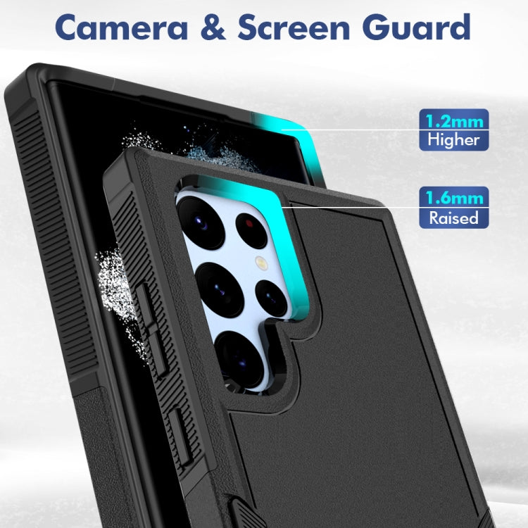 For Samsung Galaxy S22 Ultra 5G 2 in 1 PC + TPU Phone Case