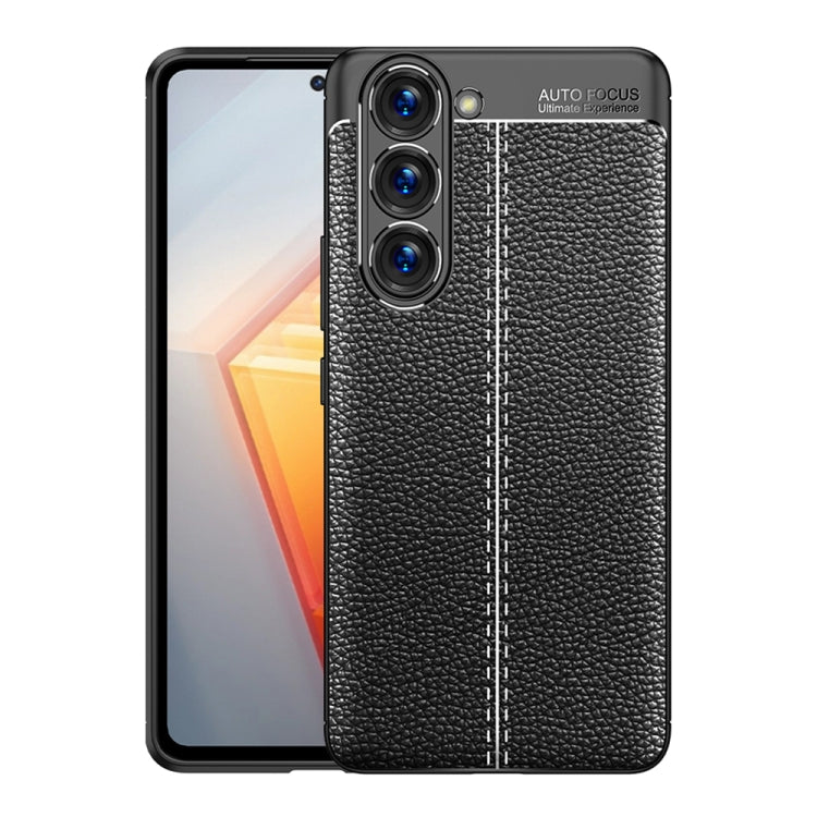 For Samsung Galaxy S23 5G Litchi Texture Shockproof TPU Phone Case