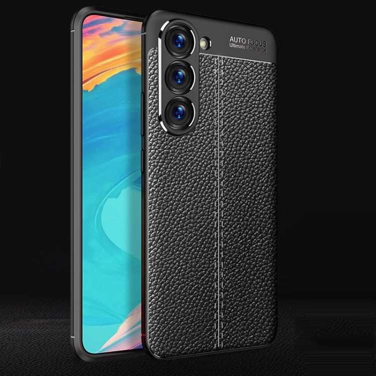 For Samsung Galaxy S23 5G Litchi Texture Shockproof TPU Phone Case