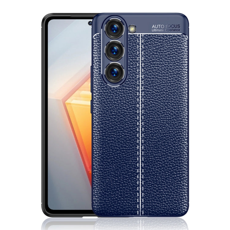 For Samsung Galaxy S23 5G Litchi Texture Shockproof TPU Phone Case