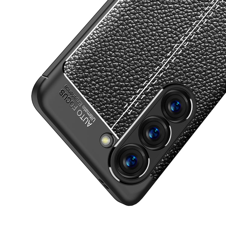 For Samsung Galaxy S23 5G Litchi Texture Shockproof TPU Phone Case