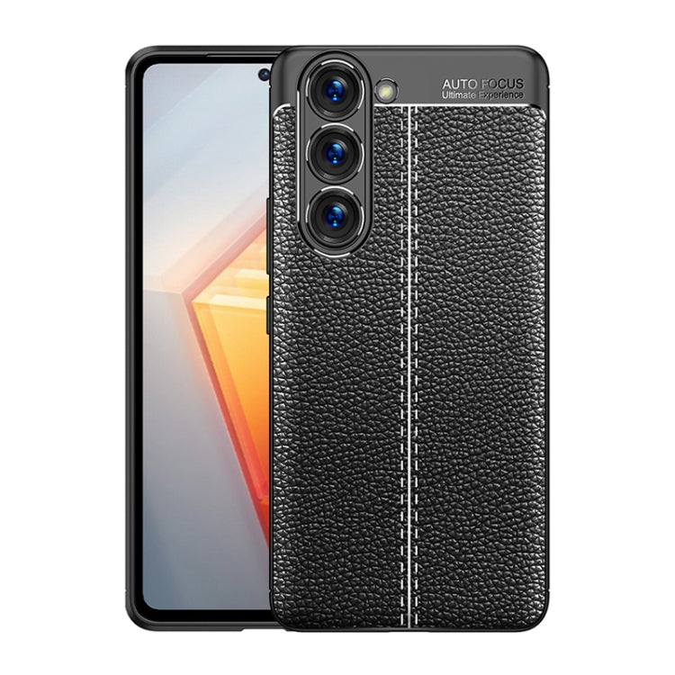 For Samsung Galaxy S23+ 5G Litchi Texture Shockproof TPU Phone Case