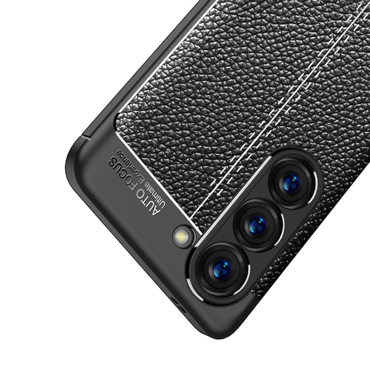 For Samsung Galaxy S23+ 5G Litchi Texture Shockproof TPU Phone Case