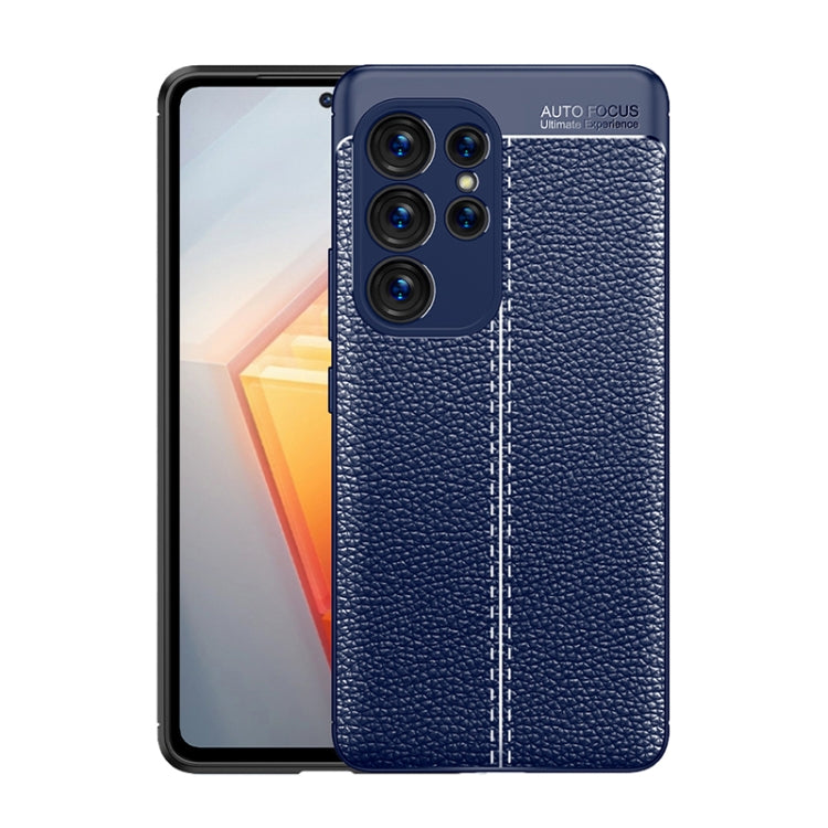 For Samsung Galaxy S23 Ultra 5G Litchi Texture Shockproof TPU Phone Case