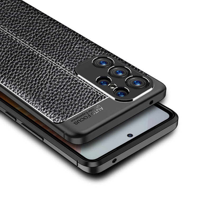 For Samsung Galaxy S23 Ultra 5G Litchi Texture Shockproof TPU Phone Case