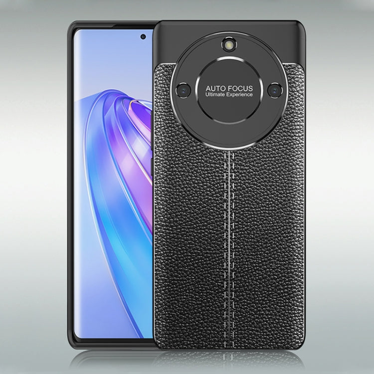For Honor X40 Litchi Texture Shockproof TPU Phone Case