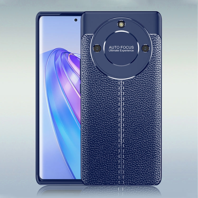 For Honor X40 Litchi Texture Shockproof TPU Phone Case