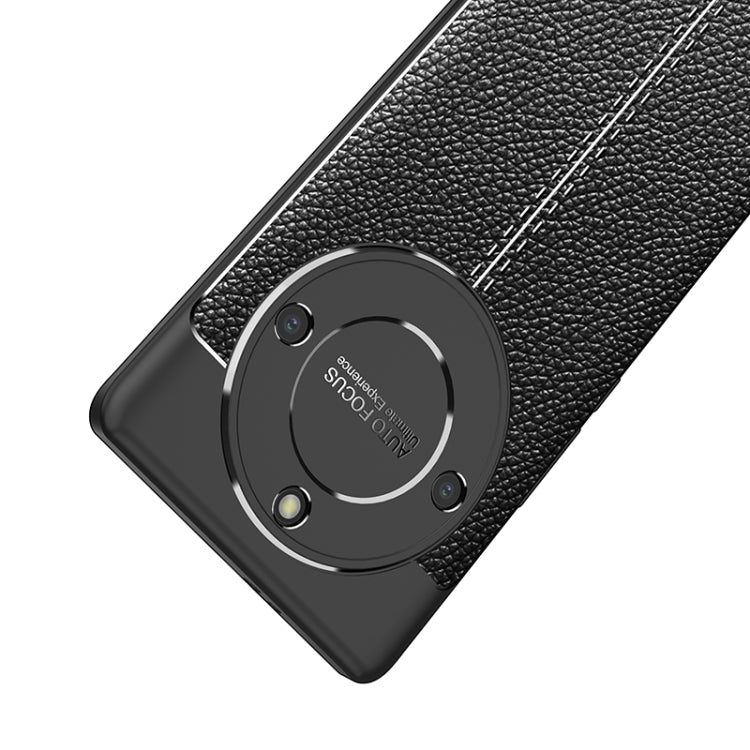 For Honor X40 Litchi Texture Shockproof TPU Phone Case